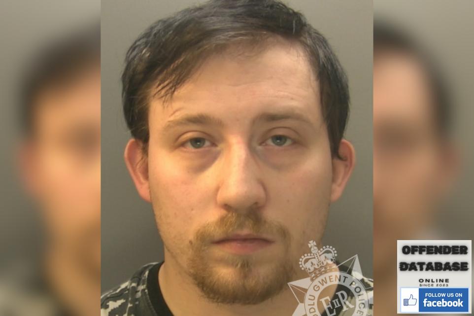 Brandon Seymour paedophile rapist child sex offender - Caerphilly