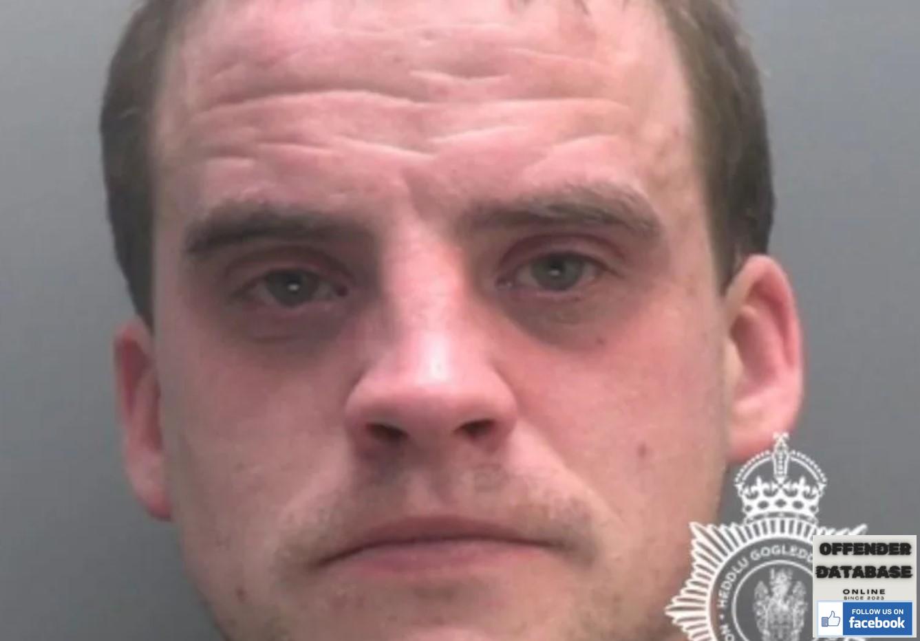 jordan swaine paedophile child sex offender gwynedd