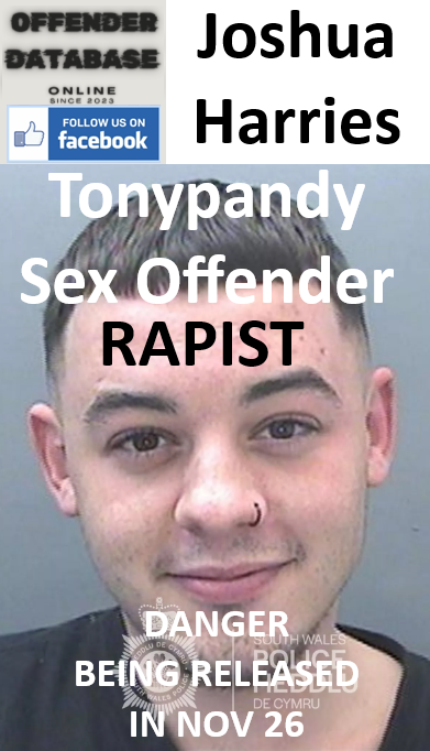 Joshua Harries Tonypandy Rapist Sex Offender