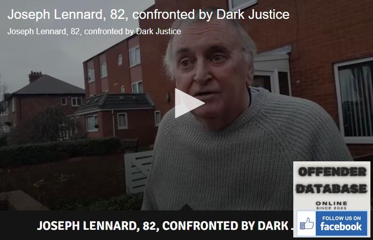 Joseph Lennard paedophile child sex offender - Gateshead