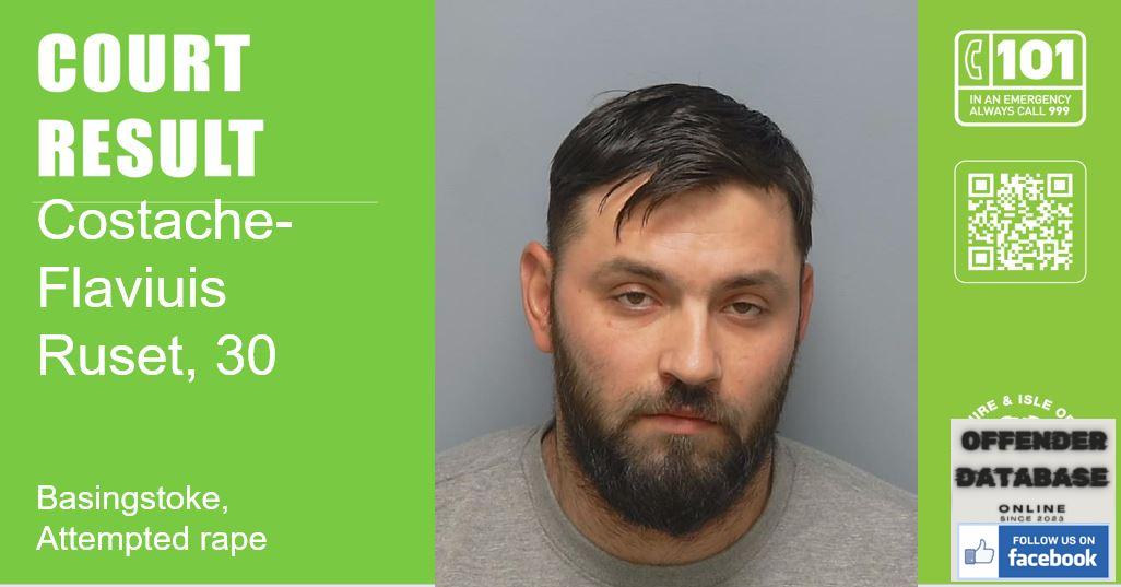 Costache-Flaviuis Ruset rapist sex offender