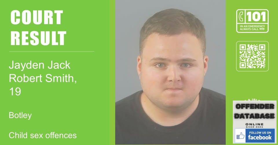 Jayden Jack Smith Southampton Paedophile
