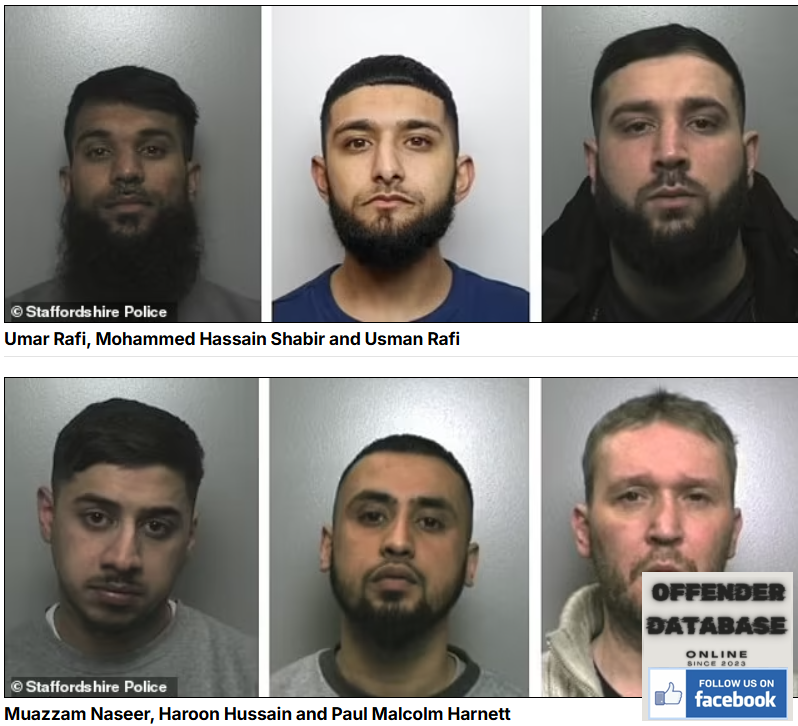 Stoke-on-Trent Grooming Gang - Staffordshire Paedophiles