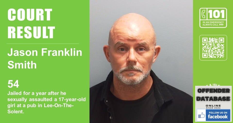 Jason Franklin Smith Waterlooville Sexual Assault