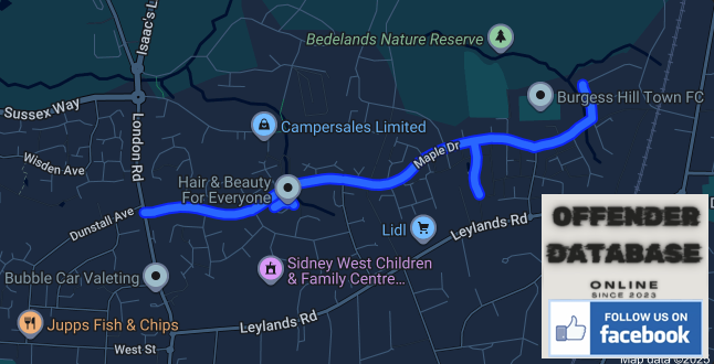 Maple Drive Burgess Hill Sex Offender Appeal Maple Drive Burgess Hill Sex Offender Appeal