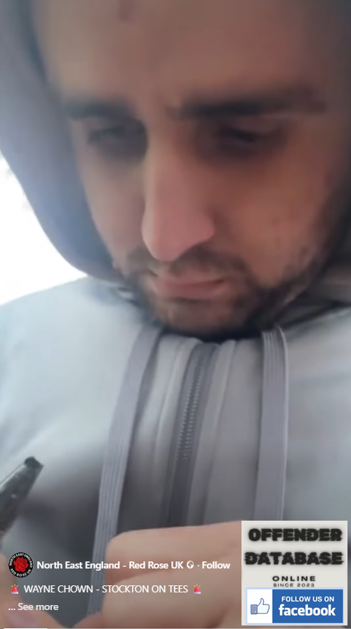 Wayne Chown Stockton on Tees Paedophile and Child Molester