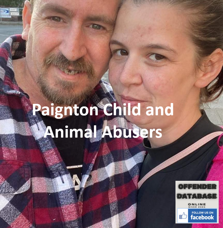 Carsten Walker and Leoni Ball - Paignton Child and Animal Abusers