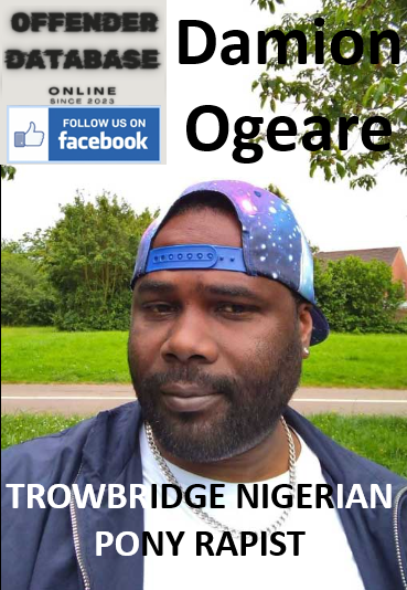 Damion Ogeare Trowbridge Nigerian Bestiality Sex Offender