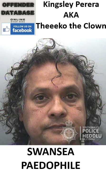 Kingsley Perera Swansea Clown Paedophile