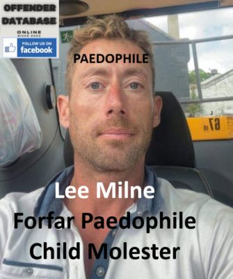 Lee Milne Forfar Paedophile Child Molester 2
 