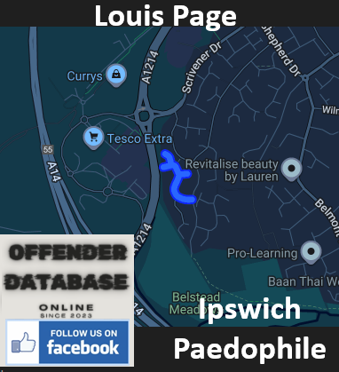 Louis Page Ipswich Paedophile Sex Offender