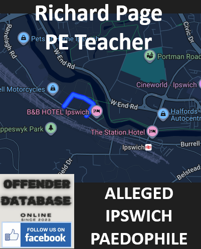 Richard Page Ipswich alleged Sex Offender