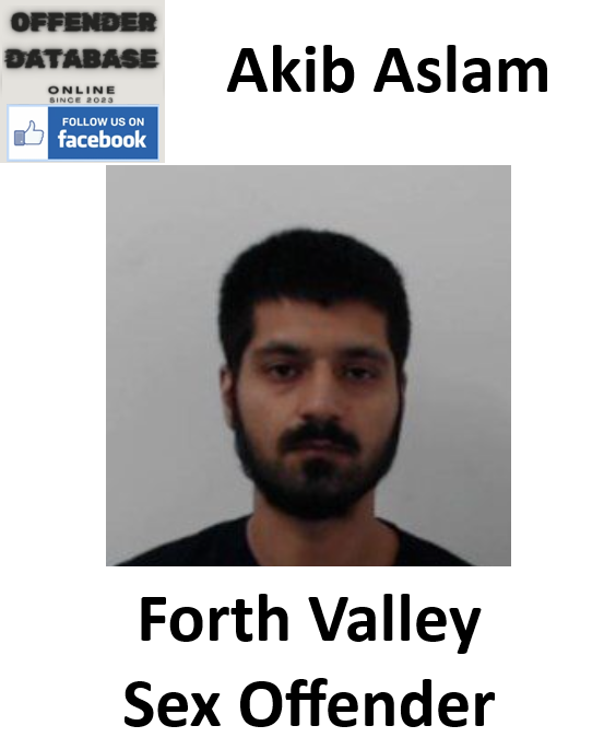Akib Aslam Forth Valley Sex Offender