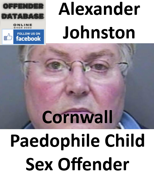 Alexander Johnston Cornwall Paedophile Child Sex Offender