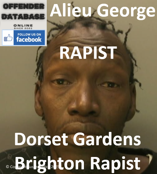 Alieu George Dorset Gardens Brighton Rapist