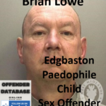 Brian Lowe Edgbaston Paedophile Child Sex Offender