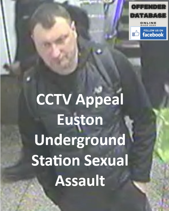 CCTV Appeal Euston Underground Station Sexual Assault