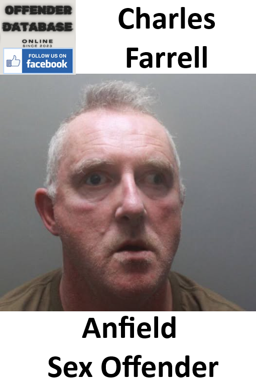 Charles Farrell Anfield Paedophile Child Sex Offender