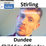 Dylan Stirling Dundee Paedophile Child Sex Offender