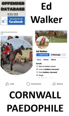Ed Walker Cornwall Paedophile
