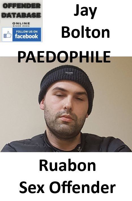 Jay Bolton Ruabon Paedophile Sex Offender Jay Bolton Ruabon Paedophile Sex Offender