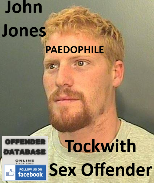 John Jones Tockwith Paedophile Sex Offender