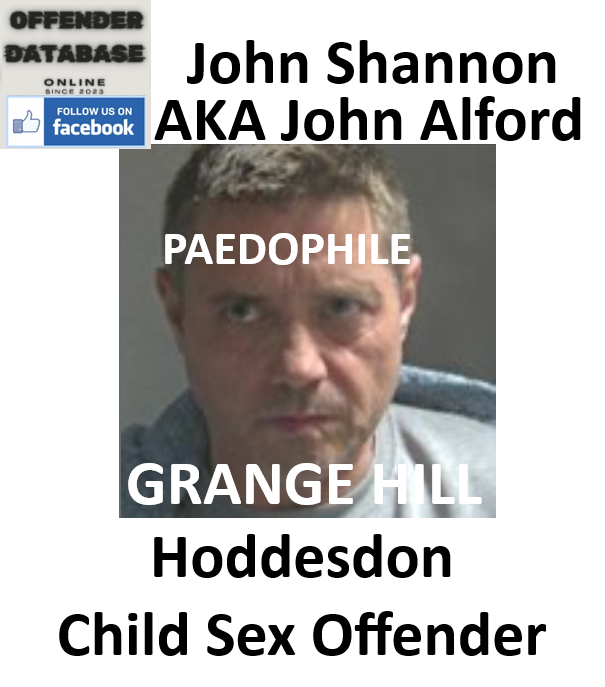 John Shannon Hoddesdon Paedophile Child Sex Offender