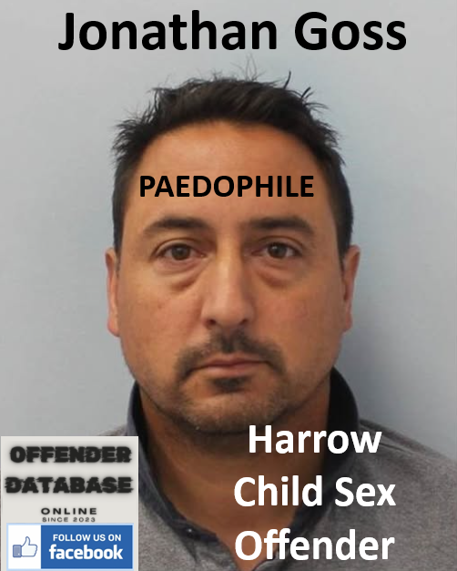 Jonathan Goss Harrow Paedophile Child Sex Offender