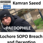 Kamran Saeed Lochore Paedophile SOPO Breach and Deception