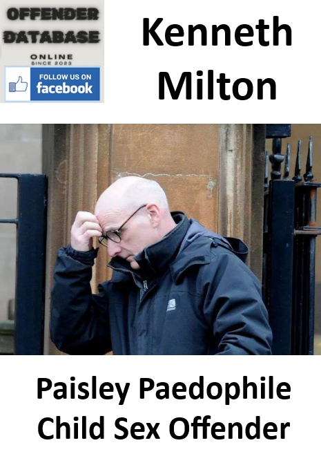 Kenneth Milton Paisley Paedophile Child Sex Offender
