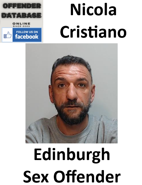 Nicola Cristiano Edinburgh Sex Offender