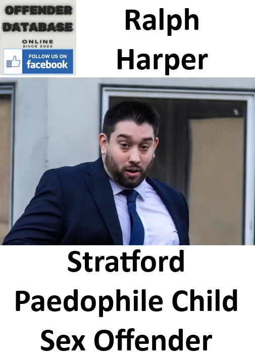 Ralph Harper Stratford Paedophile Child Sex Offender