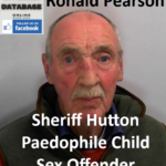 Ronald Pearson Sheriff Hutton Paedophile Child Sex Offender