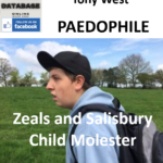 Tony West Zeals and Salisbury Paedophile Child Sex Offender
