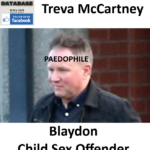 Treva McCartney Blaydon Paedophile Child Sex Offender