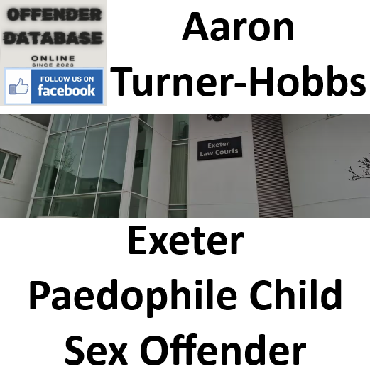 Aaron Turner-Hobbs Exeter Paedophile Child Sex Offender