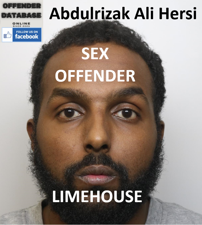 Abdulrizak Ali Hersi Limehouse Sexual Offender