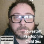 Adam Gallagher Lowestoft Paedophile Child Sex Offender