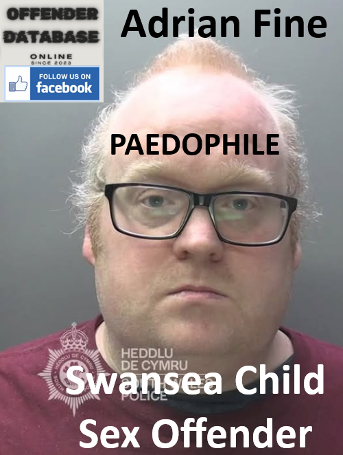 Adrian Fine Swansea Paedophile Child Sex Offender