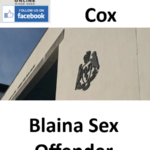 Anthony Cox Blaina Sex Offender