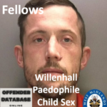 Dale Fellows Willenhall Paedophile Child Sex Offender