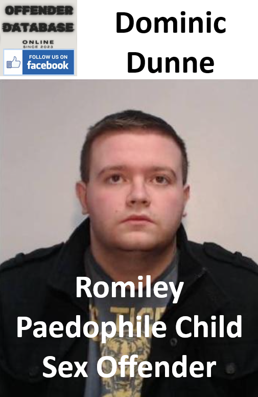 Dominic Dunne Romiley Paedophile Child Sex Offender Dominic Dunne Romiley Paedophile Child Sex Offender