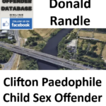 Donald Randle Clifton Paedophile Child Sex Offender