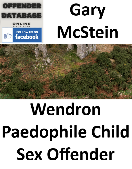 Gary McStein Wendron Paedophile Child Sex Offender Gary McStein Wendron Paedophile Child Sex Offender