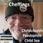 Geoffrey Richard Cheffings Christchurch Paedophile Child Sex Offender