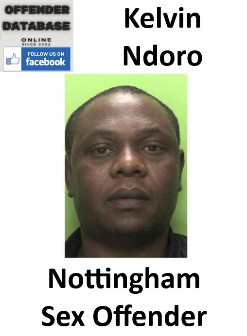 Kelvin Ndoro Nottingham Sex Offender