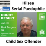 Mark Burgess Hilsea Serial Paedophile Child Sex Offender