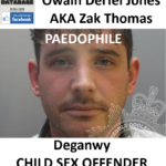 Owain Derfel Jones AKA Zak Thomas Deganwy Paedophile