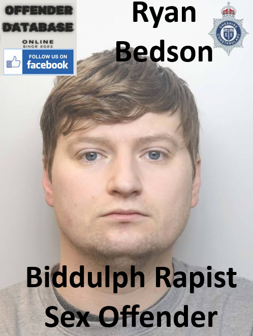 Ryan Bedson Biddulph Rapist Sex Offender