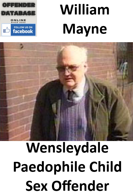 William Mayne Wensleydale Paedophile Child Sex Offender